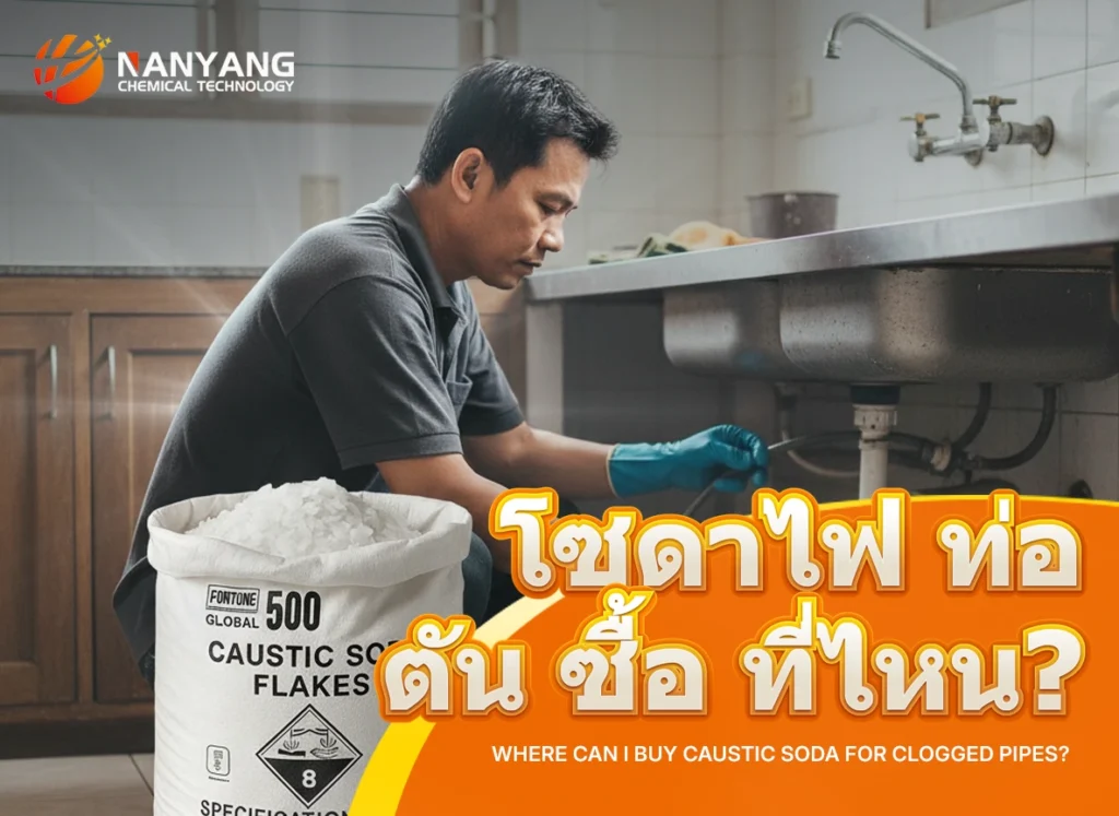 โซดาไฟ ท่อ ตัน ซื้อ ที่ไหน